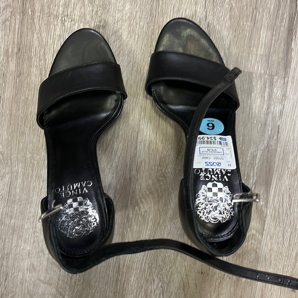 Black Vince Camuto sandals